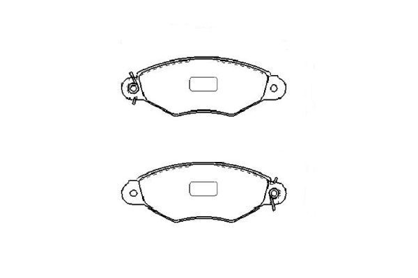 KAVO PARTS Jarrupala, levyjarru KBP-6608